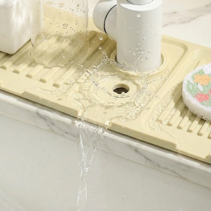 Faucet Splash-Proof Draining Guard Mat