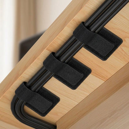 Self-Adhesive Hook-and-Loop Cable Organizer Strap