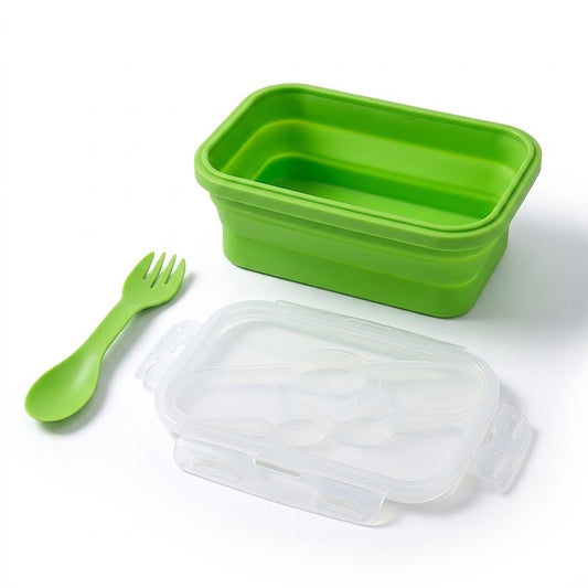 Portable Collapsible Silicone Bento Box