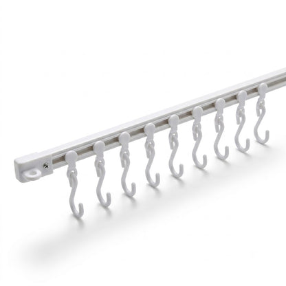 Sliding Cabinet Door Rail Hook Rack