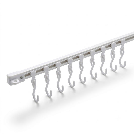 Sliding Cabinet Door Rail Hook Rack