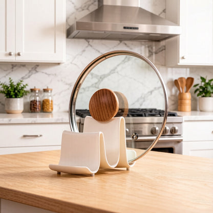 Wave Countertop Pot Lid Stand