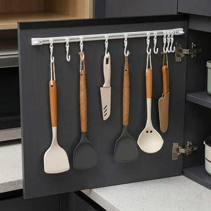 Sliding Cabinet Door Rail Hook Rack