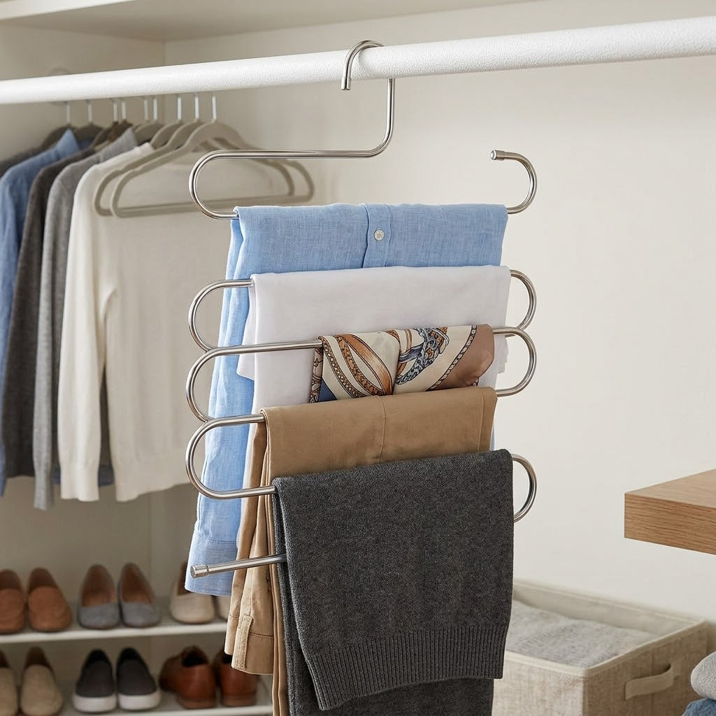 Multi-Layer S-Shape Pants Hanger